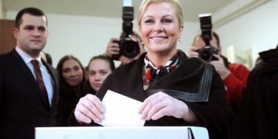 Grabar Kitarovic a devenit prima femeie aleasa in functia de presedinte al Croatiei