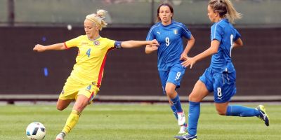 Ioana Bortan, capitanul nationalei de fotbal feminin: 
